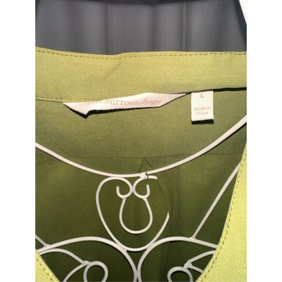 GREAT CONDITION SOFT SURROUNDINGS Soft Surroundings Top Womens Large Button Fron - Picture 7 of 9
